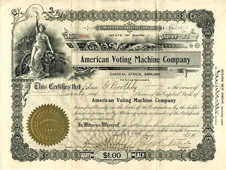 «American Voting Machine 1913»